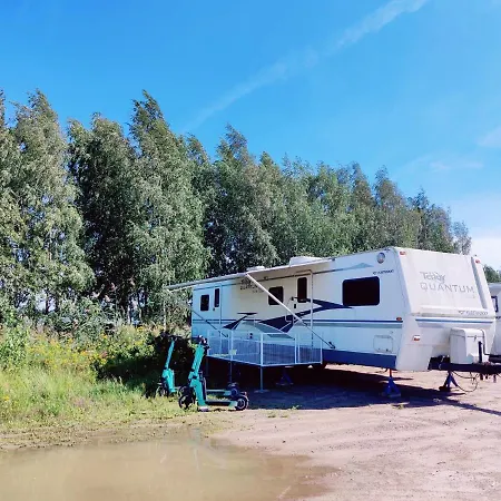 Campsite American Caravan In