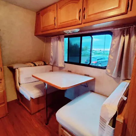 Campsite American Caravan In
